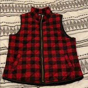 Red and Black Vest